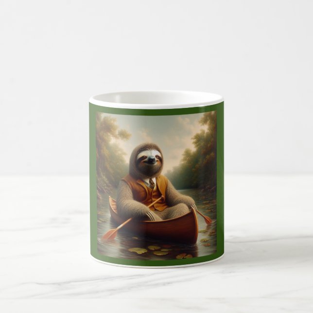Mug Sloth Dans Un Canoë (Centre)