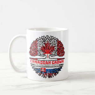 Mug Slovaquie Slovaque Canadian Canada Tree Roots Drap