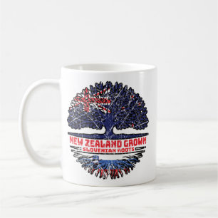 Mug Slovénie Nouvelle-Zélande Slovénie Arbre Nouvelle-