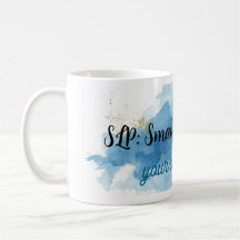 SLP Small Steps Big Voice Watercolor Gold Personal