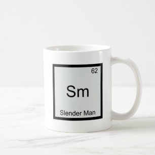 Mug Sm - Tableau périodique de Slender Man Meme Chimie