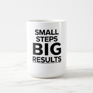 Mug Small Steps Big Results Shirt, Productivity Motiva
