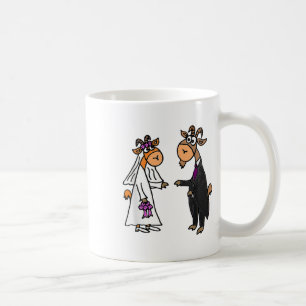 Mug Smiletodaytees Goat Bride Et Groom Mariage _1