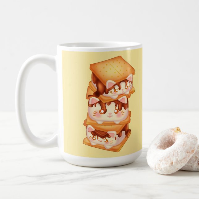 Mug S'more Chocolate Cats (Avec donut)