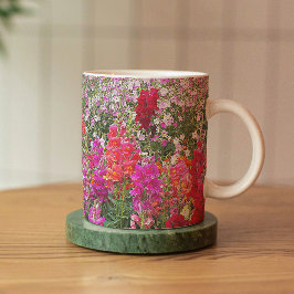 Mug Snapdragons colorés Jardin Floral