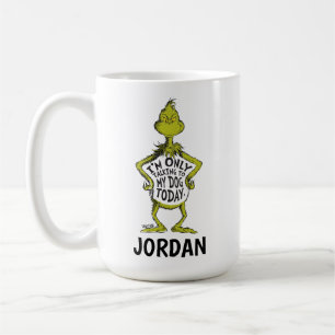 Mug Snarky Grinch Je ne parle qu'à mon chien Personn