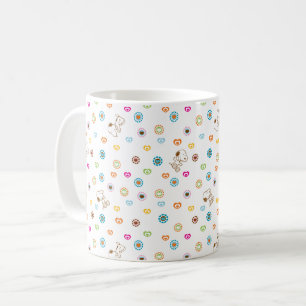 Mug Snoopy Colorful Hearts Motif