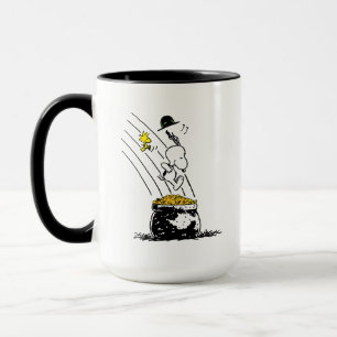 Mug Snoopy Jumping dans le pot d'or