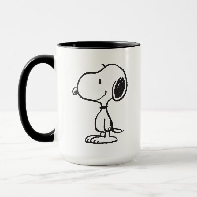 Mug Snoopy Smile Giggle Laugh (Gauche)