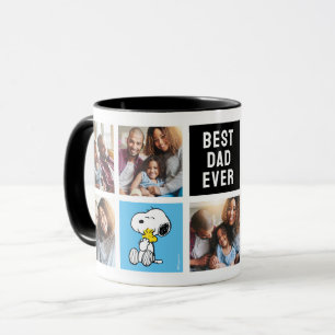 Mug Snoopy & Woodstock Meilleur papa jamais collé