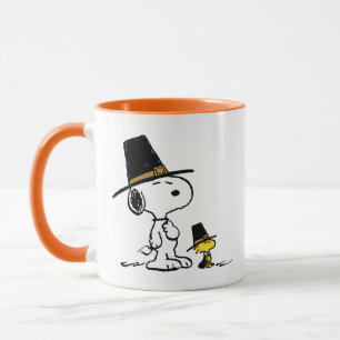 Mug Snoopy & Woodstock Pilgrim