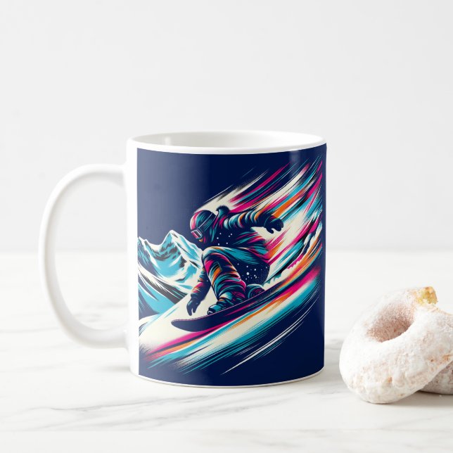 Mug Snowboard (Avec donut)