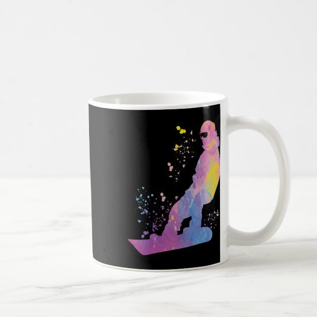 Mug Snowboard coloré Snowboard Snowboard 13 (Droite)