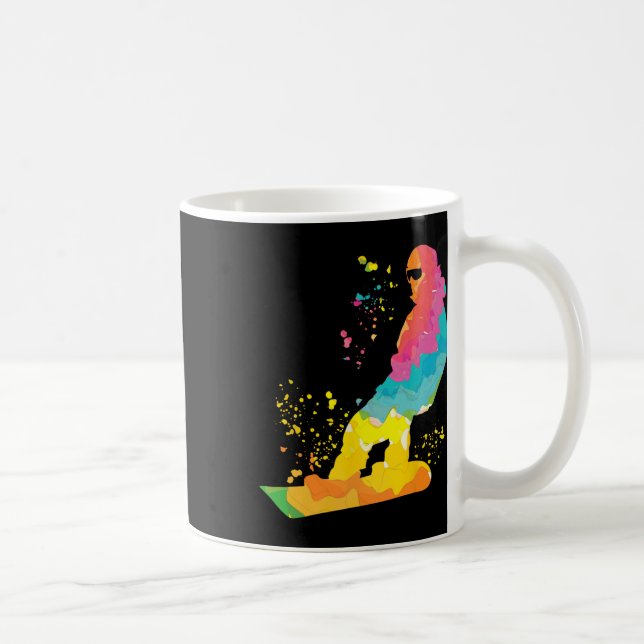Mug Snowboard coloré Snowboard Snowboard 30 (Droite)