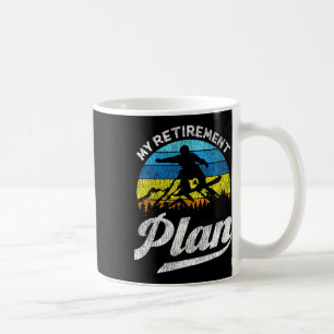 Mug snowboard Snowboard Retire Vintage Retro Ma Rette