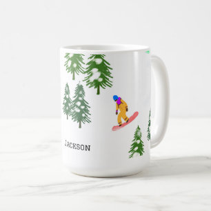 Mug Snowboarders Freeride Personnalisé