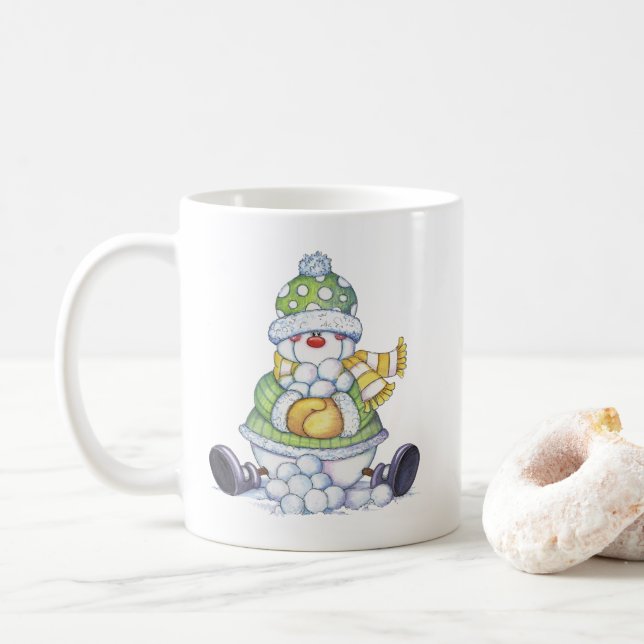 Mug Snowman (Avec donut)