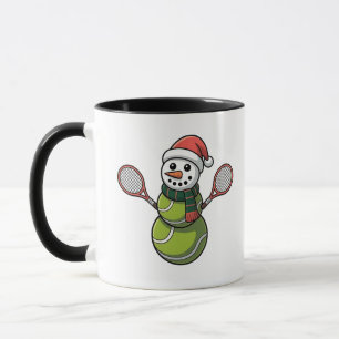 Mug Snowman Baseball Noël Père Noël Baseball Sport