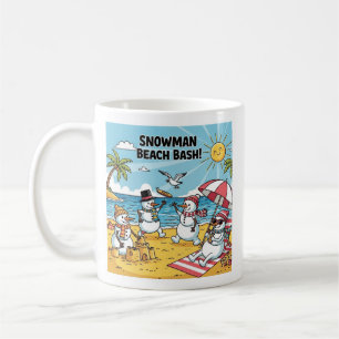 Mug Snowman Beach Bash
