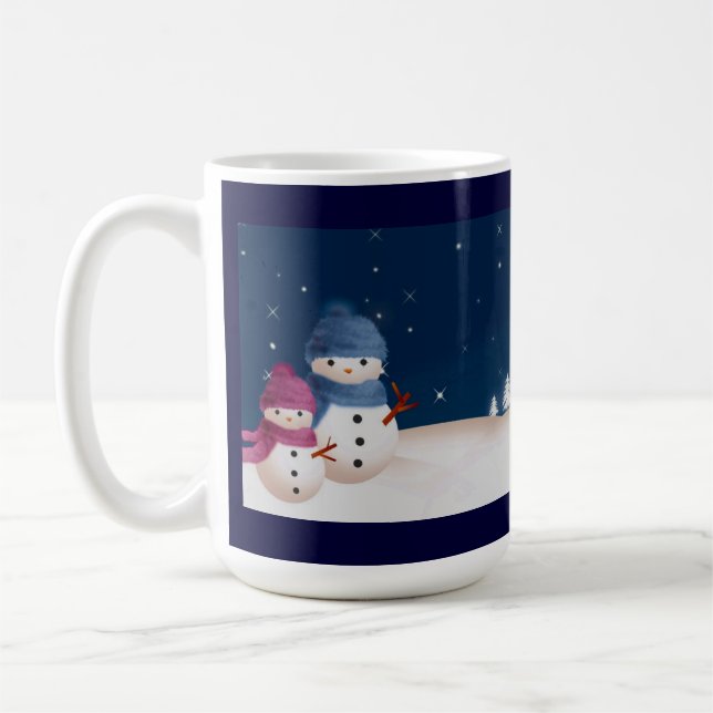 Mug Snowman Couple (Gauche)