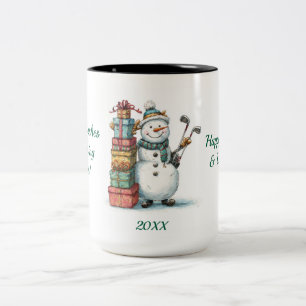 Mug Snowman - Dessin original