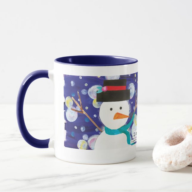 Mug Snowman d'hiver (Avec donut)