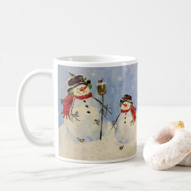 Mug Snowman et son (Avec donut)
