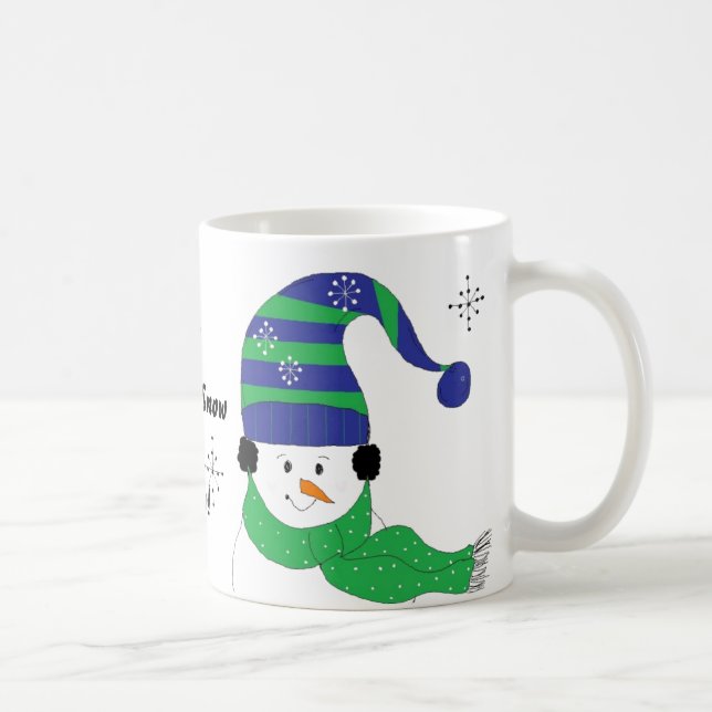 Mug Snowman laisse neiger (Droite)