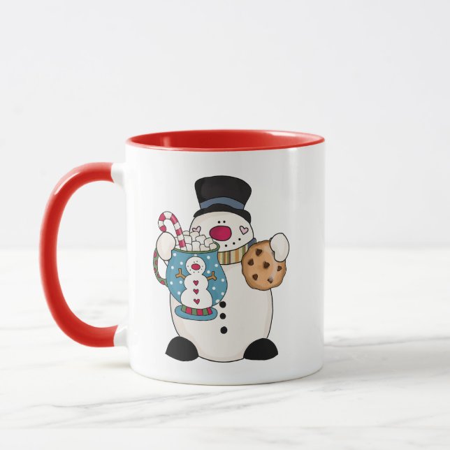 Mug Snowman personnalisé (Gauche)