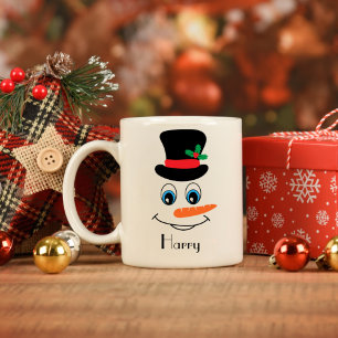 Mug Snowman Personnalisé Avec Tophat