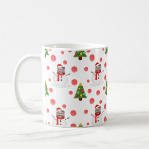 Mug Snowman Photo face Funny Noël