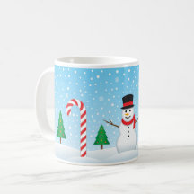 Snowman & Sucre de canne Winter Wonderland