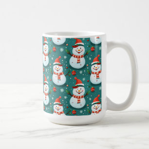 Mug Snowmen mignon avec sapin de Noël