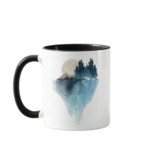 Snowy Mountain Landscape