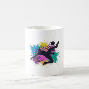 Mug Soccer Grungy Couleur Splashes