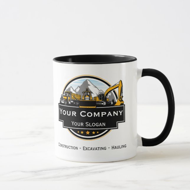 Mug Société de construction d'équipement lourd profess (Droite)