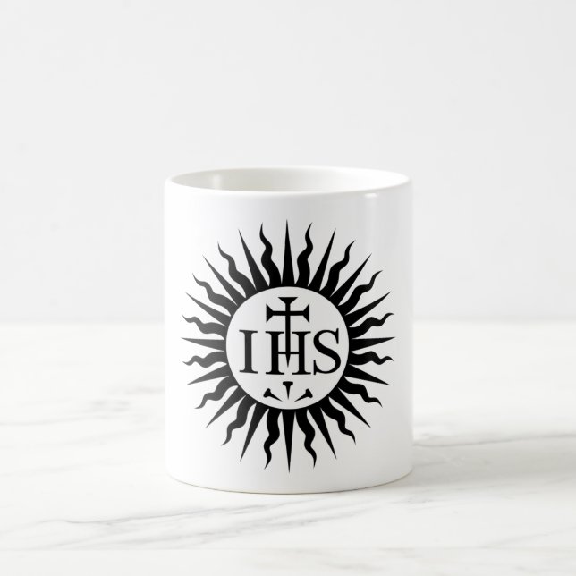 Mug Société de logo de Jésus (jésuites) (Centre)