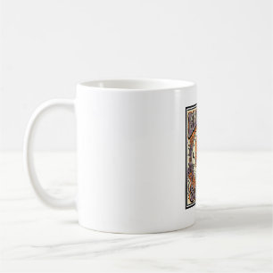 Mug Société du chat noir Chat noir Art vectoriel vinta