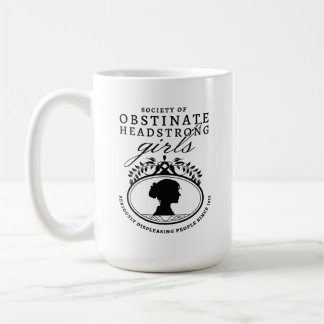 Mug Société Jane Austen des Filles Têtu et Volontaire