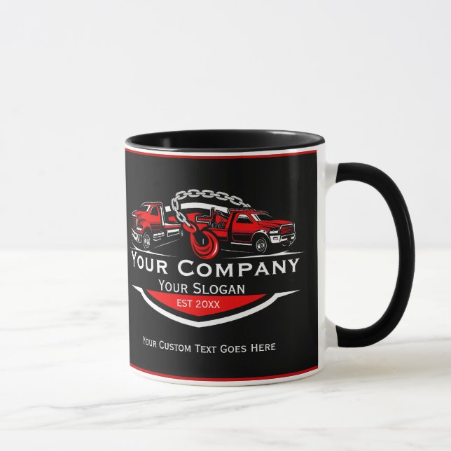 Mug Société professionnelle de remorquage, service de  (Droite)