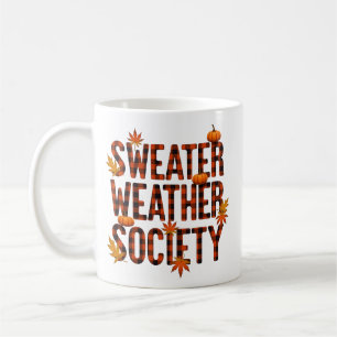 Mug Société Sweater Weather Conception Cosy Saison Aut