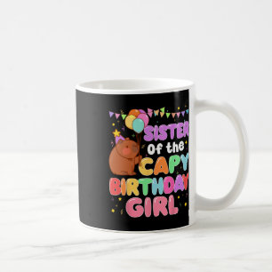 Mug Soeur De Capy Anniversaire Fille Capybara Famille 
