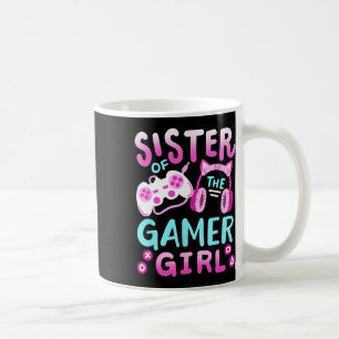 Mug Sœur de la fille du joueur Vidéo d'anniversaire gr