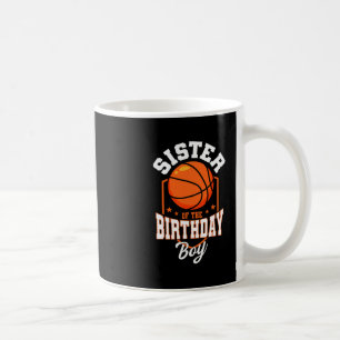 Mug Sœur du garçon d'anniversaire Thème Sketll Fête d'