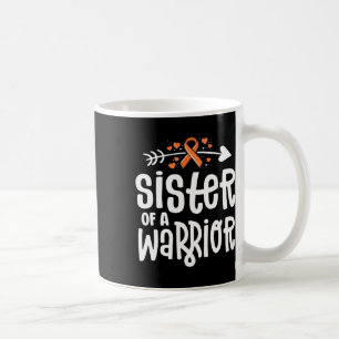 Mug Soeur D'Un Guerrier Orange Famille Leucémie Cancer