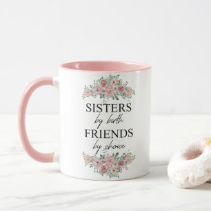 Mug Soeur par Ami de naissance par choix Citation