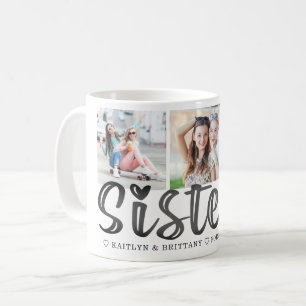 Mug Soeurs mignonnes Pour toujours Amis 3 Photos