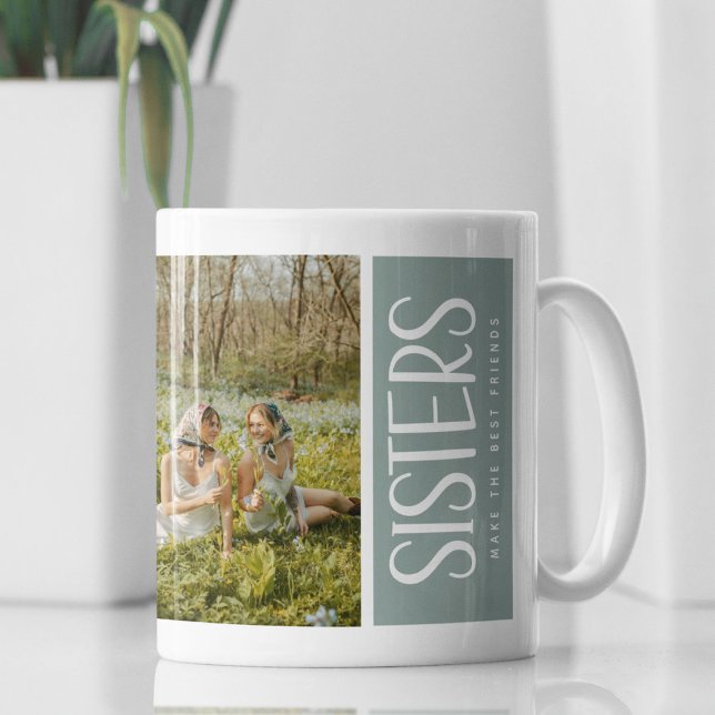 Mug SOEURS tendance 2 photo et citation Keepsaké cadea (Créateur téléchargé)