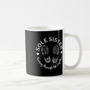 Mug Soeurs Uniques Courant À Travers La Vie Ensemble C
