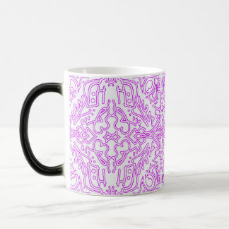 Mug Soft Pink Dream Mandala pattern Verwandlungstasse
